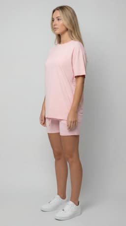 Lounge T-shirt set — rose