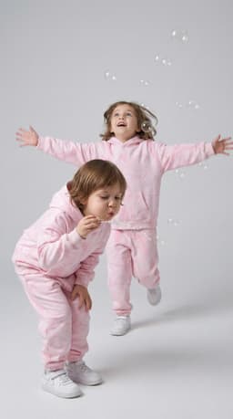 Kids tie-dye set — side view